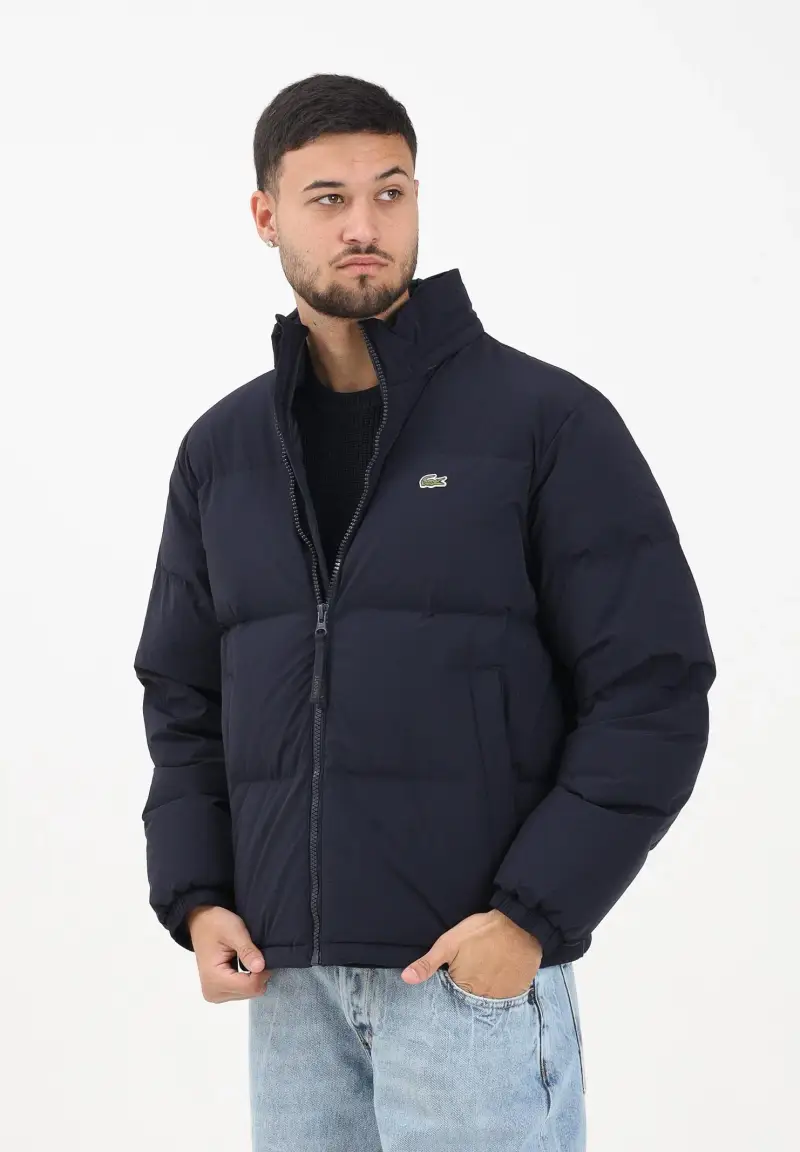 Piumino blu da uomo miniatura 2