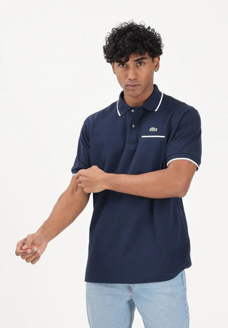 Lacoste Polo Uomo Blu 4267739 miniatura 2