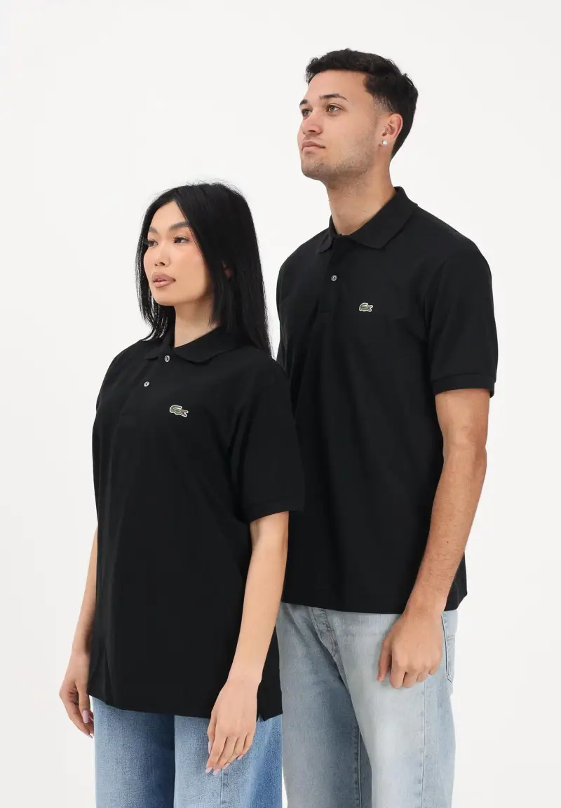 Polo a manica corta Classic Fit L 12 12 LIGHT nera per uomo e donna