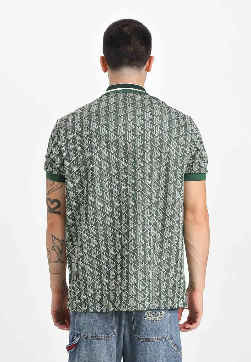 Lacoste Polo Uomo Verde 4158304 miniatura 3