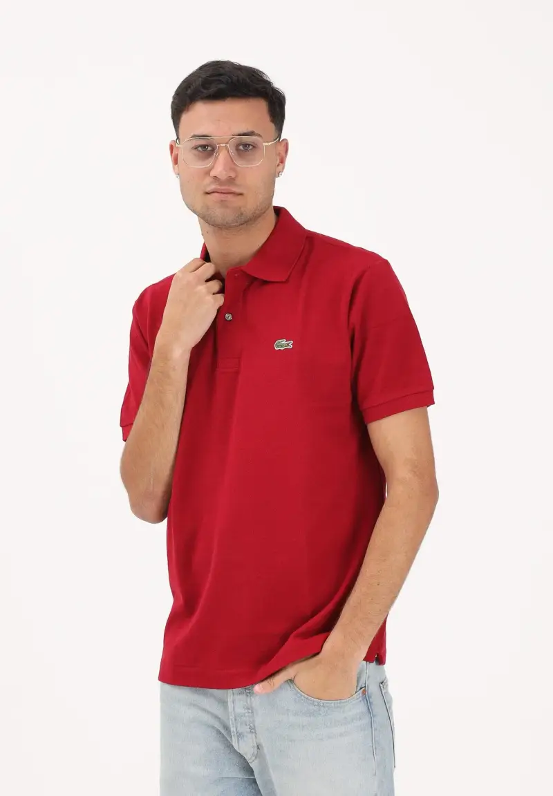 Lacoste Polo Uomo Bordeaux 4283769 miniatura 3