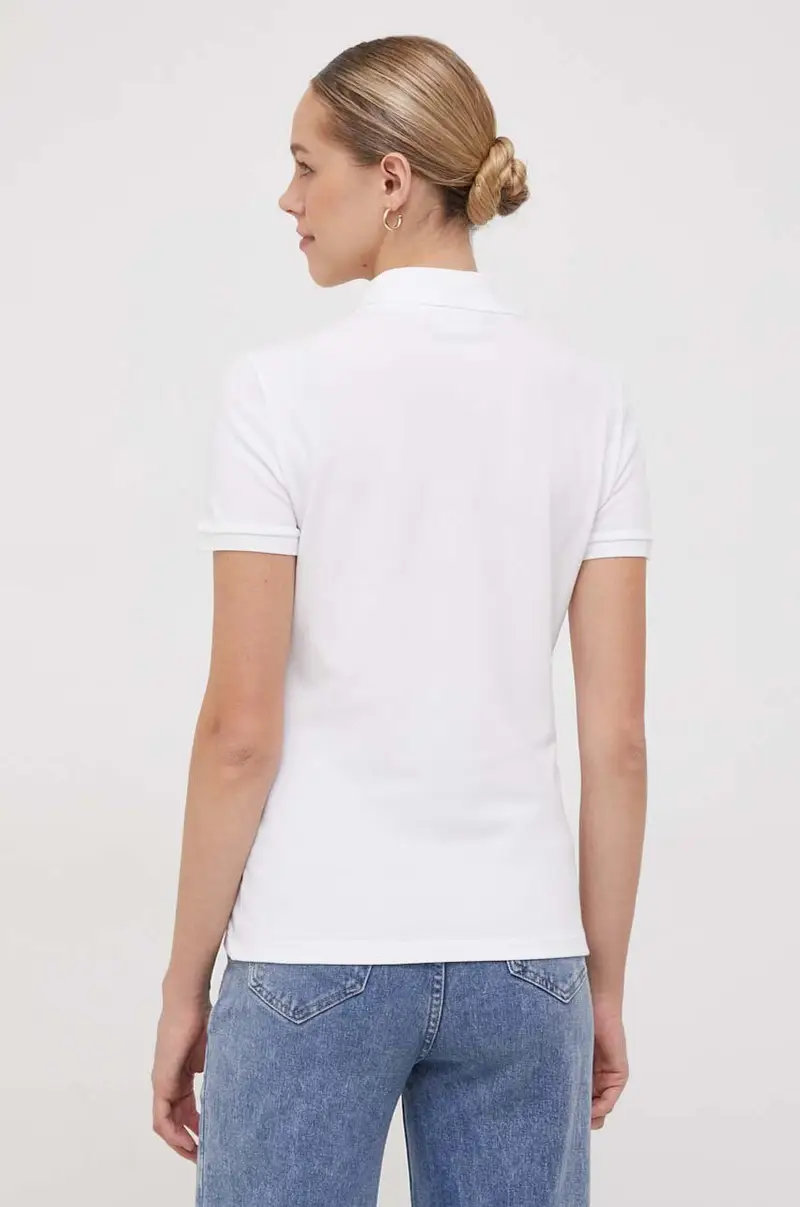 Lacoste Polo Donna Bianco 3423566 miniatura 4