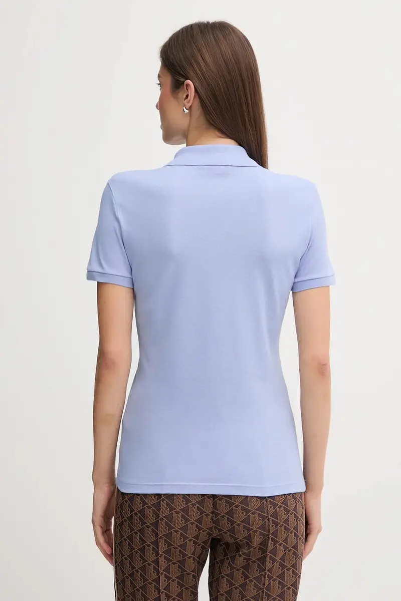 Lacoste Polo Donna Blu 3423672 miniatura 3