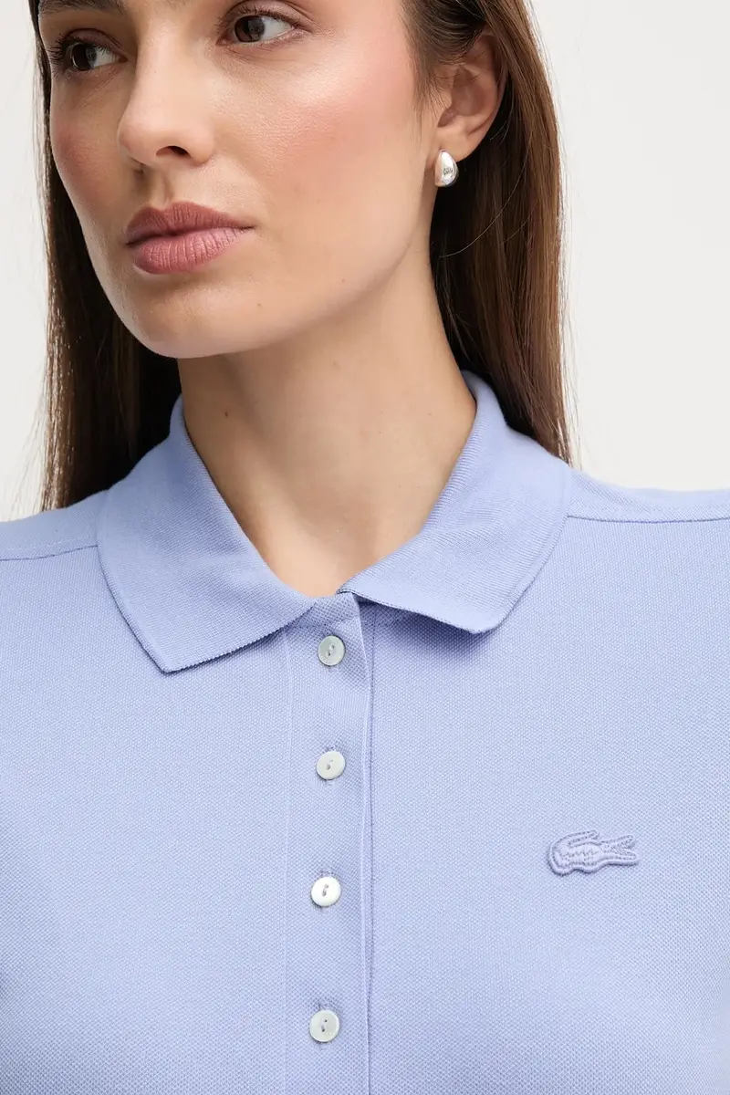 Lacoste Polo Donna Blu 3423672 miniatura 4