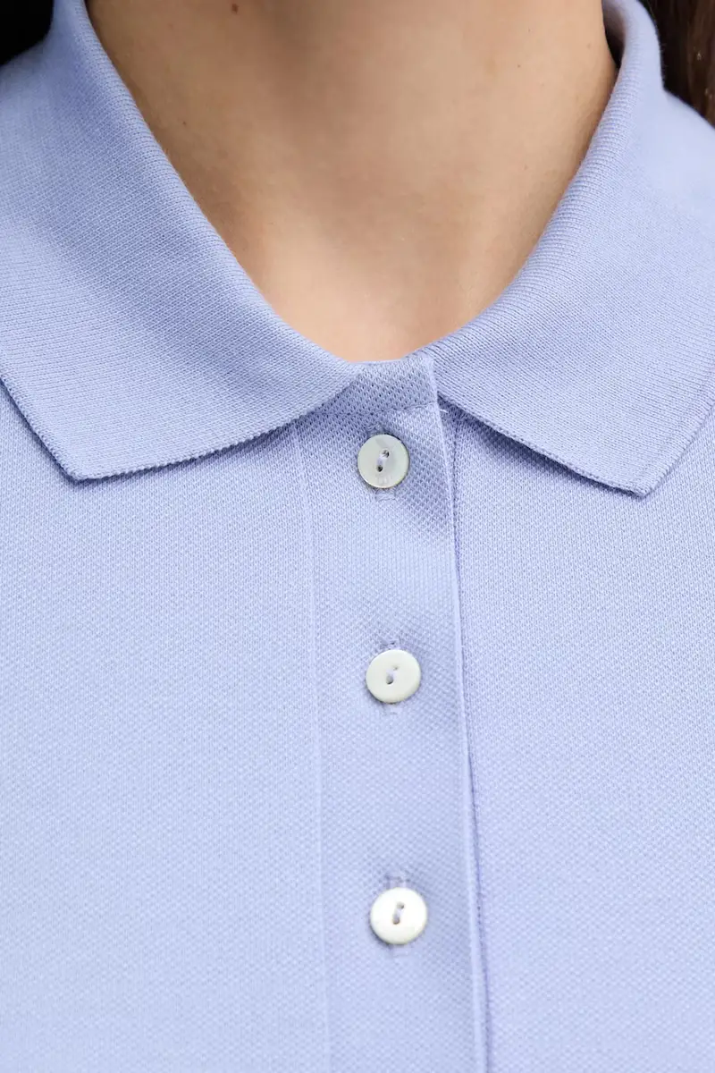 Lacoste Polo Donna Blu 3423672 miniatura 5