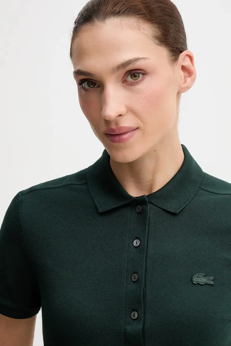 Lacoste Polo Donna Bianco 3172193 miniatura 4