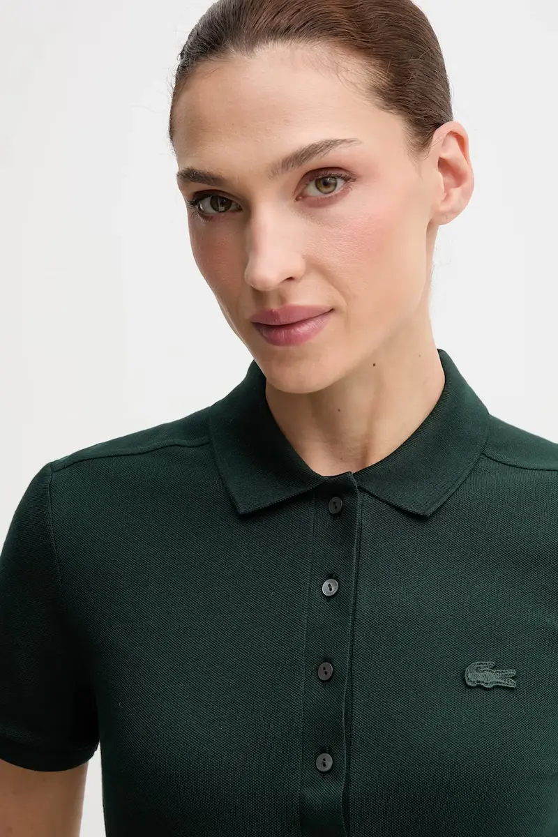 Lacoste Polo Donna Verde 3668113 miniatura 4