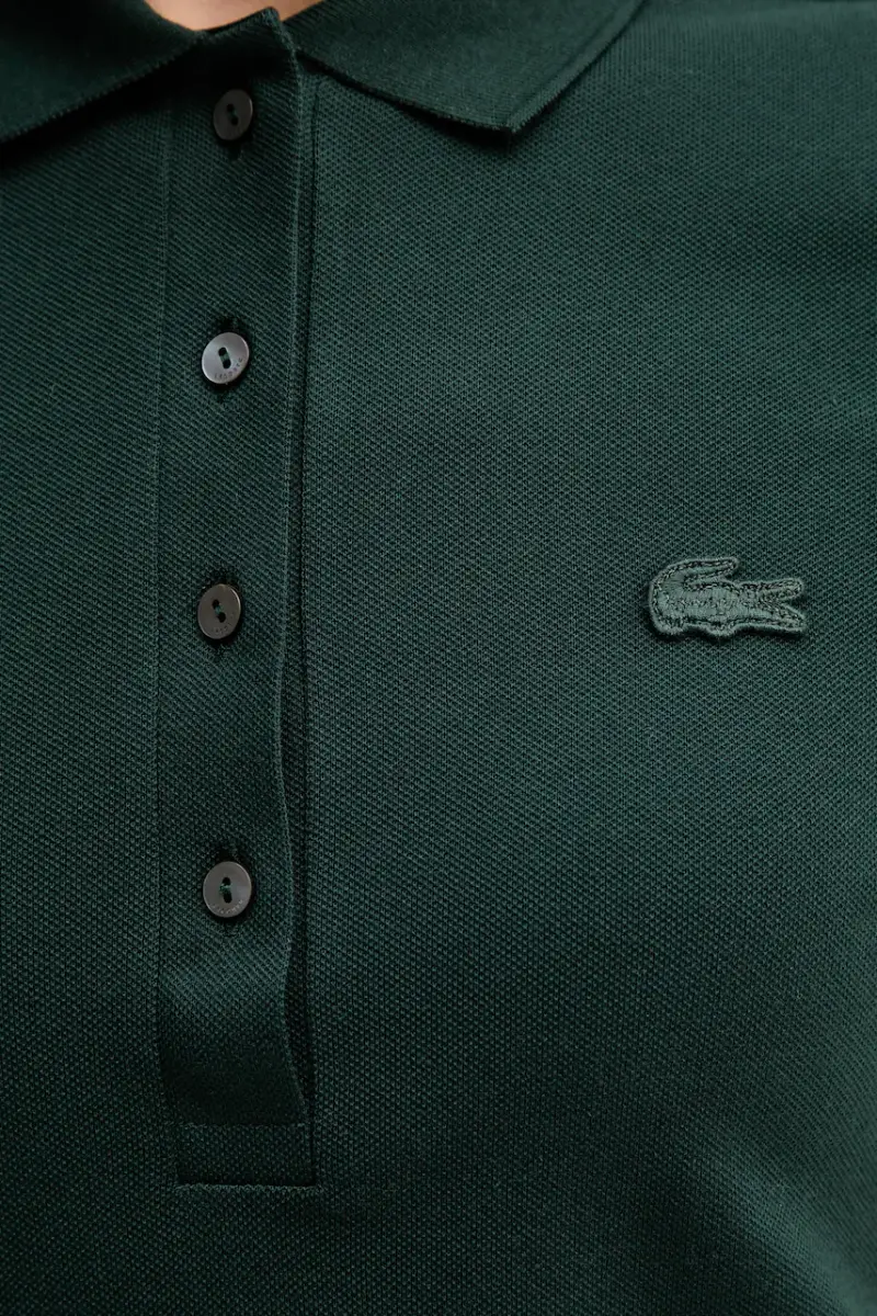 Lacoste Polo Donna Verde 3668113 miniatura 5