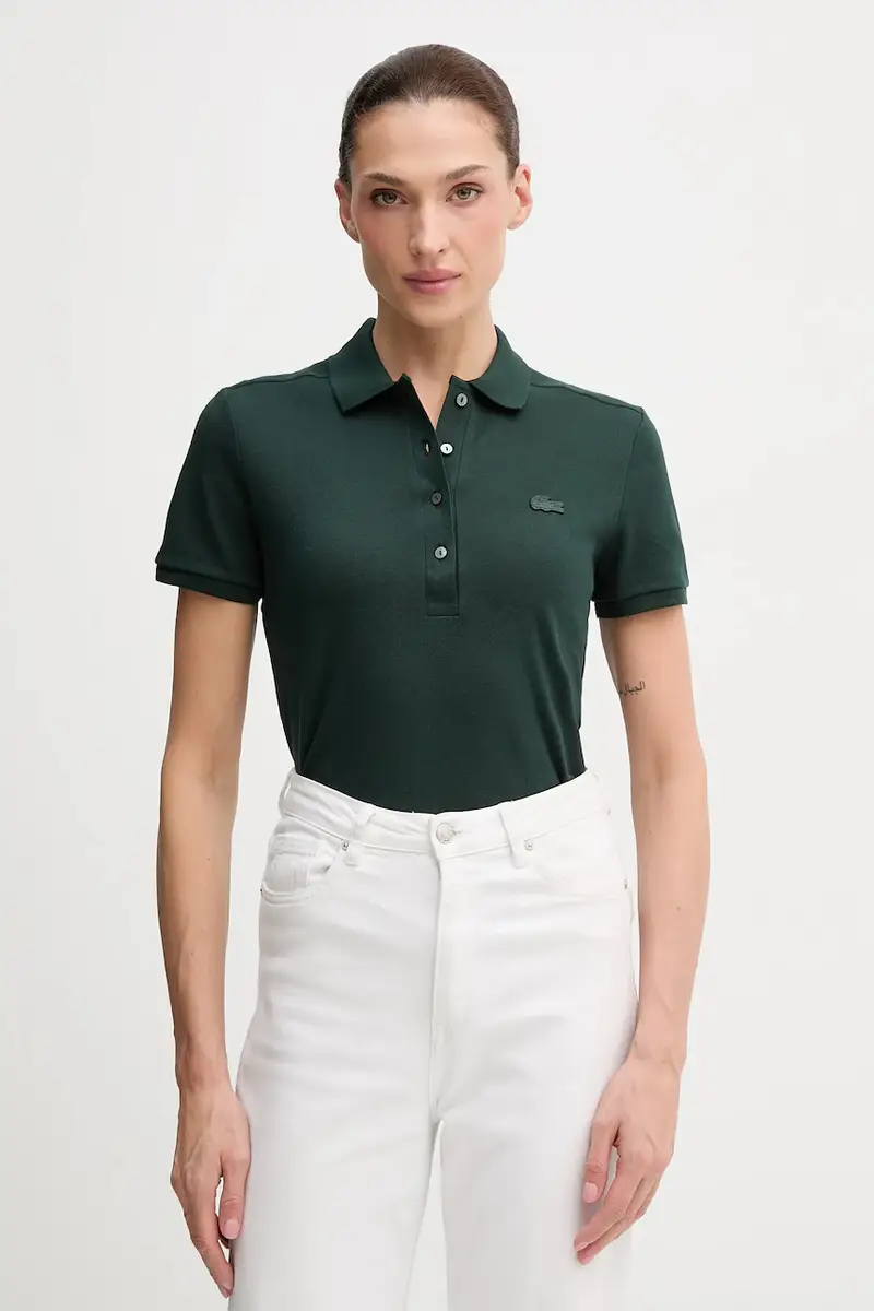 Lacoste Polo Donna Verde 3668113