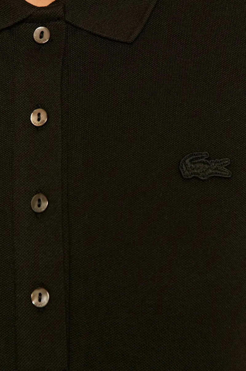 Lacoste Polo Donna Nero 3426556 miniatura 5