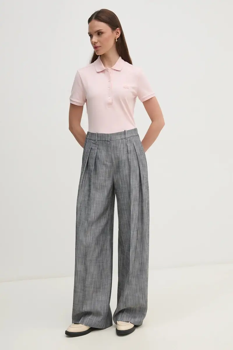 Lacoste Polo Donna Rosa 3157745 miniatura 2