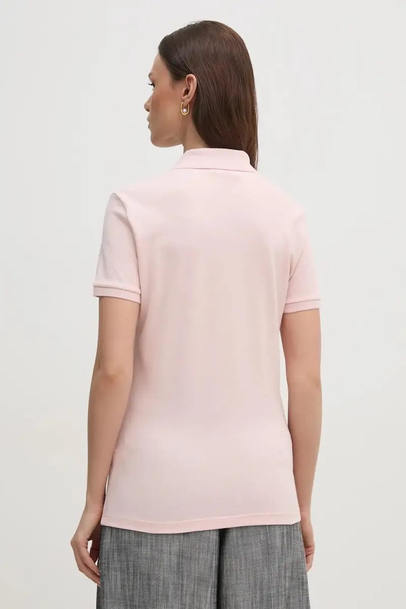 Lacoste Polo Donna Rosa 3157745 miniatura 3
