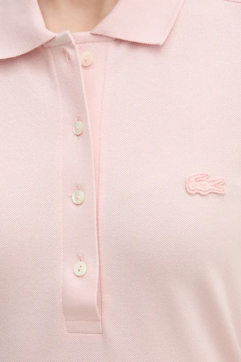Lacoste Polo Donna Rosa 3157745 miniatura 5
