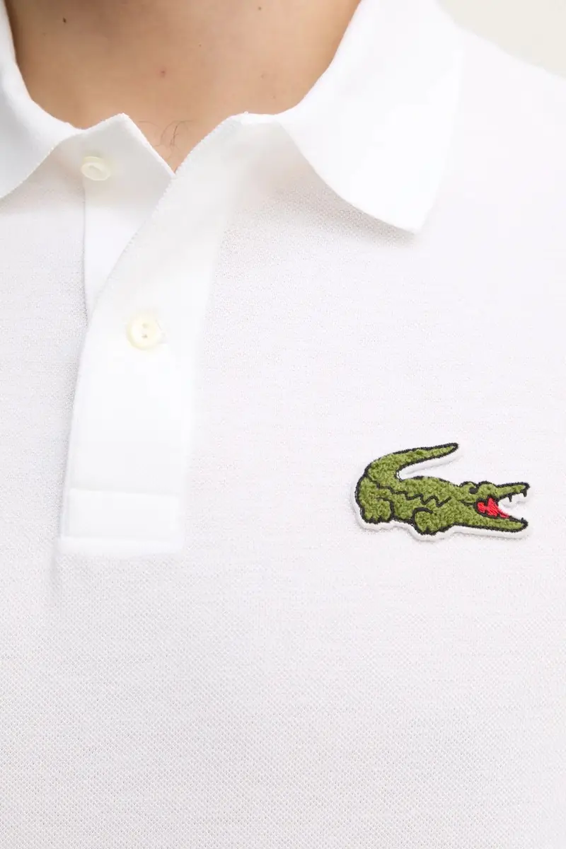 polo in cotone colore beige con applicazione PH2751 miniatura 5