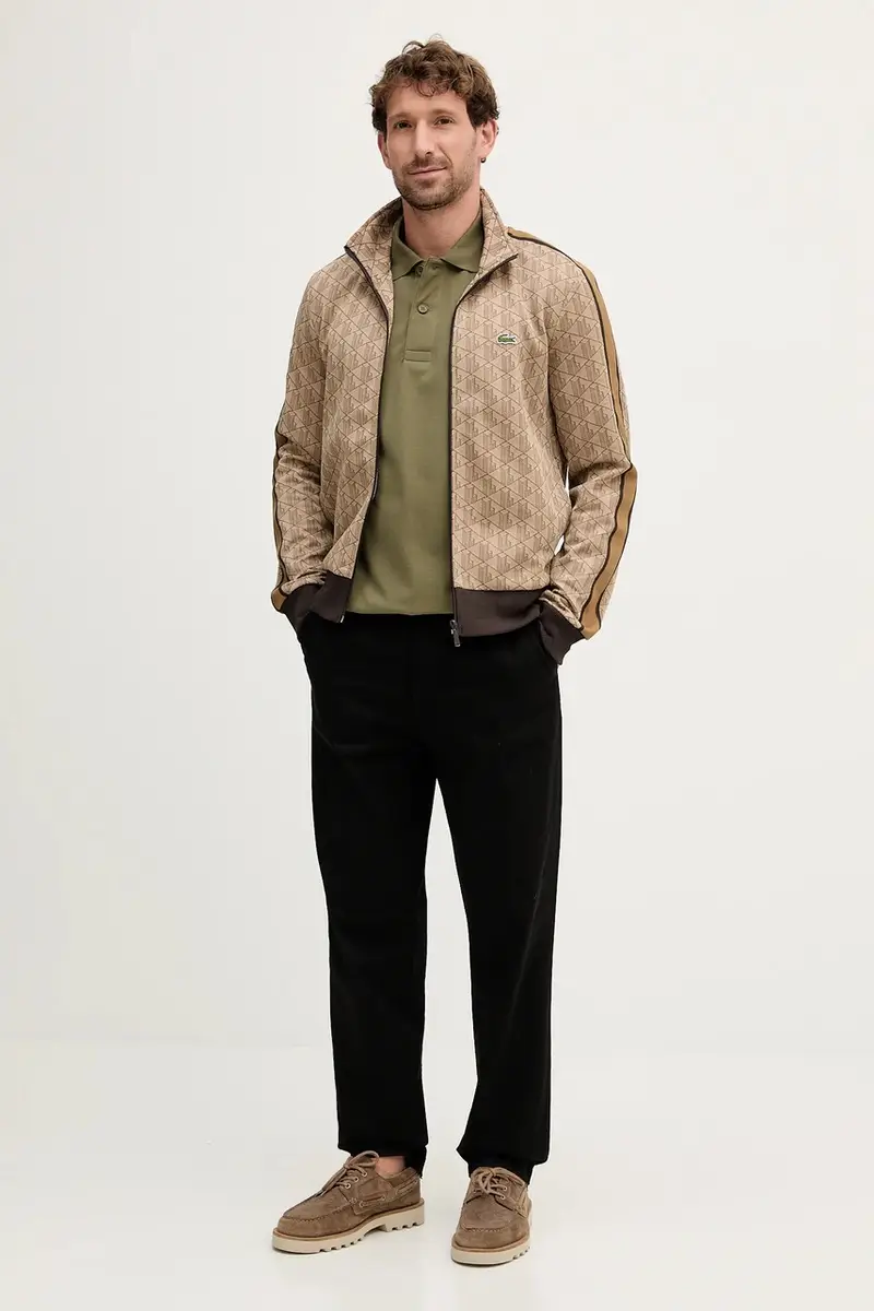 polo in cotone colore beige PH2723 Verde miniatura 2