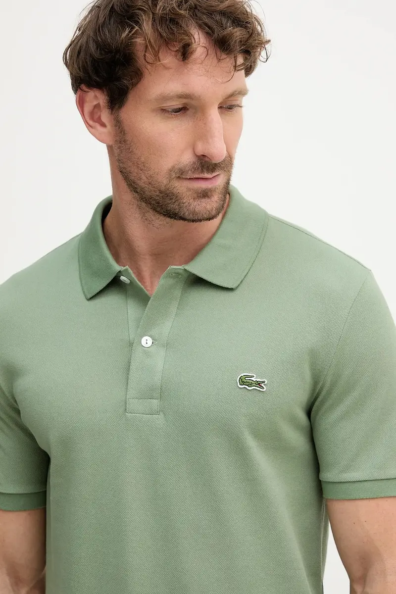 polo in cotone colore bianco PH4012 Verde miniatura 4