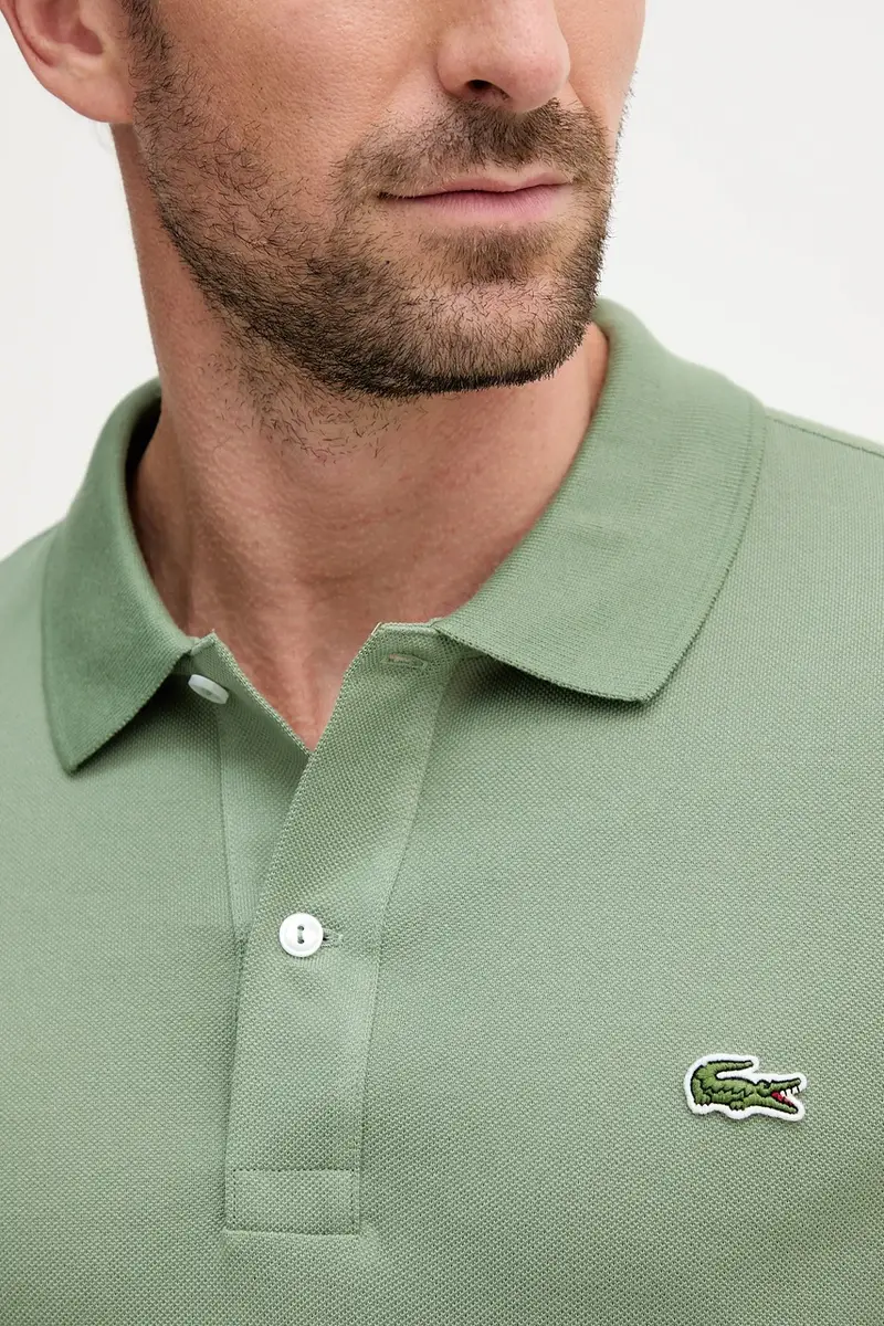 polo in cotone colore bianco PH4012 Verde miniatura 5