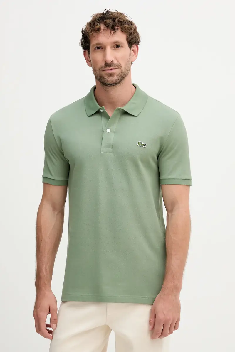 polo in cotone colore bianco PH4012 Verde