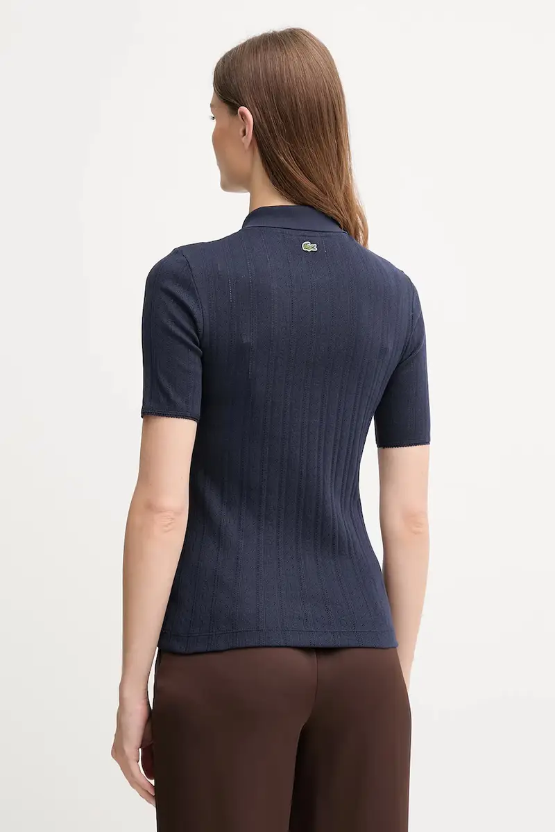Lacoste Polo Donna Blu 3424320 miniatura 3