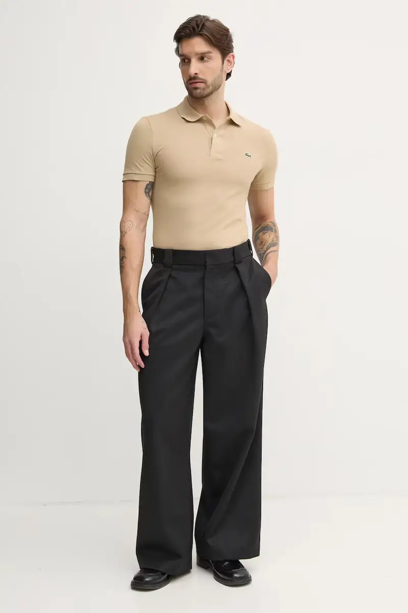 polo in cotone Koszulka Lacoste Pique Polo Shirt PH4012 02S colore beige PH4012 miniatura 2