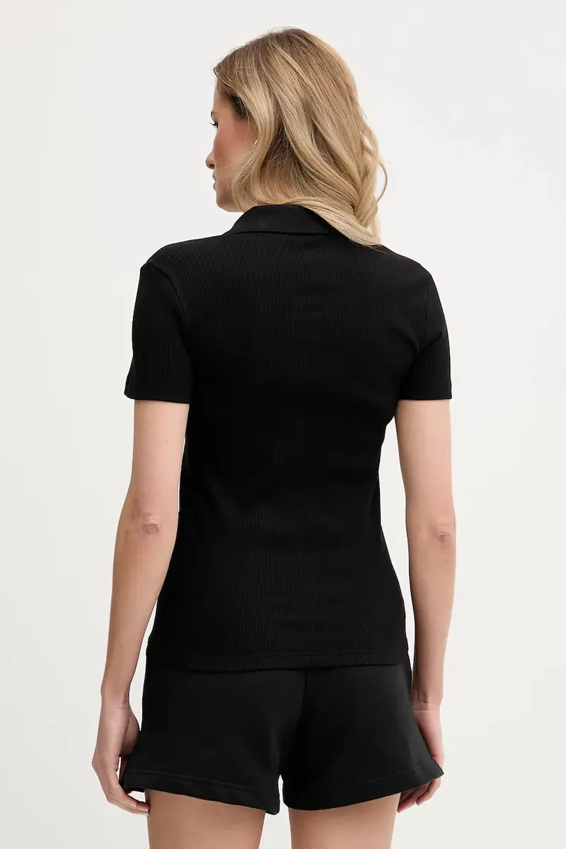 Lacoste Polo Donna Nero 4073185 miniatura 3