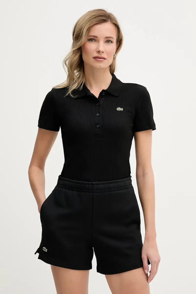 Lacoste Polo Donna Nero 4073185