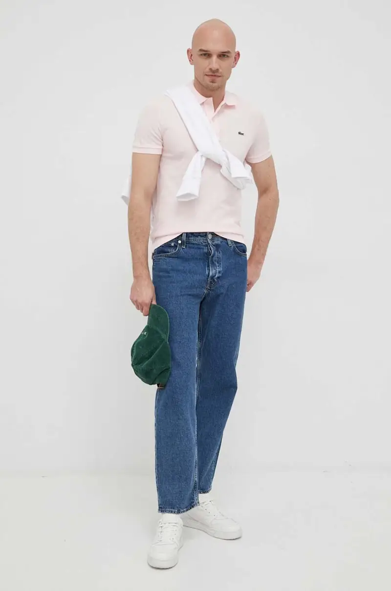 Lacoste Polo Rosa 3427641 miniatura 2