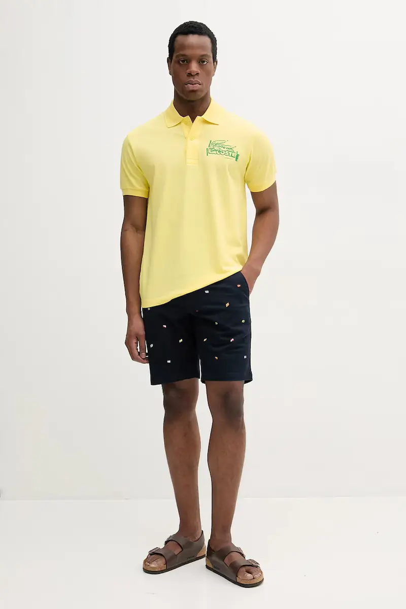 Lacoste Polo Uomo Giallo 3324474 miniatura 2