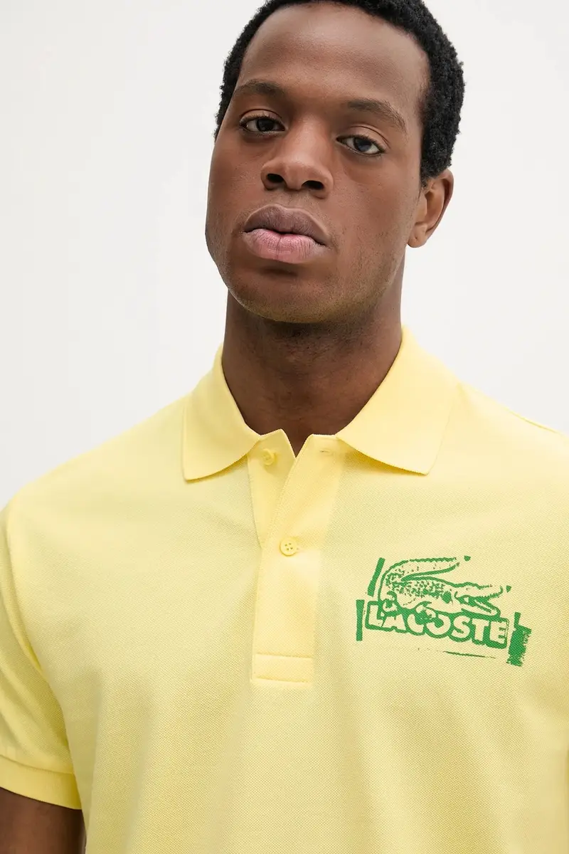 Lacoste Polo Uomo Giallo 3324474 miniatura 4
