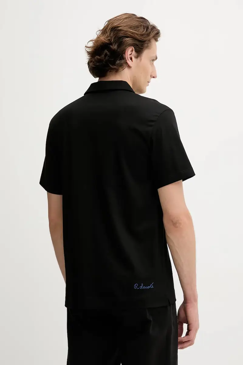 Lacoste Polo Uomo Nero 3121749 miniatura 3