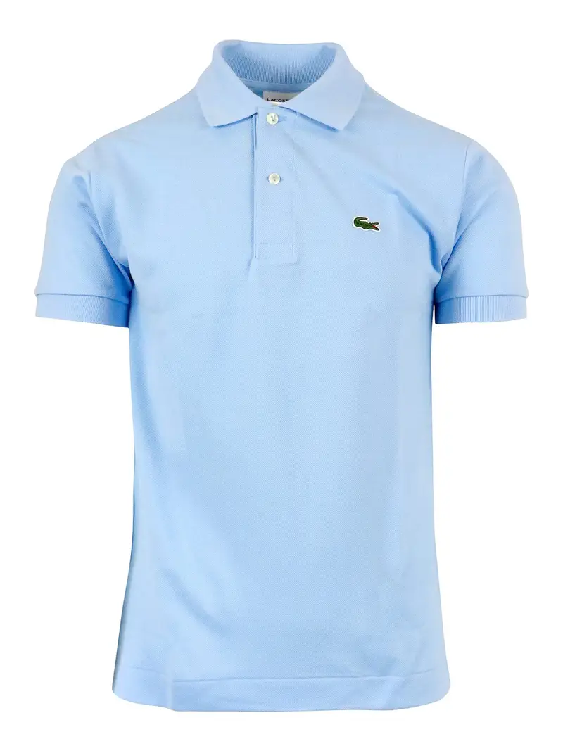 Polo in piquet Azzurro