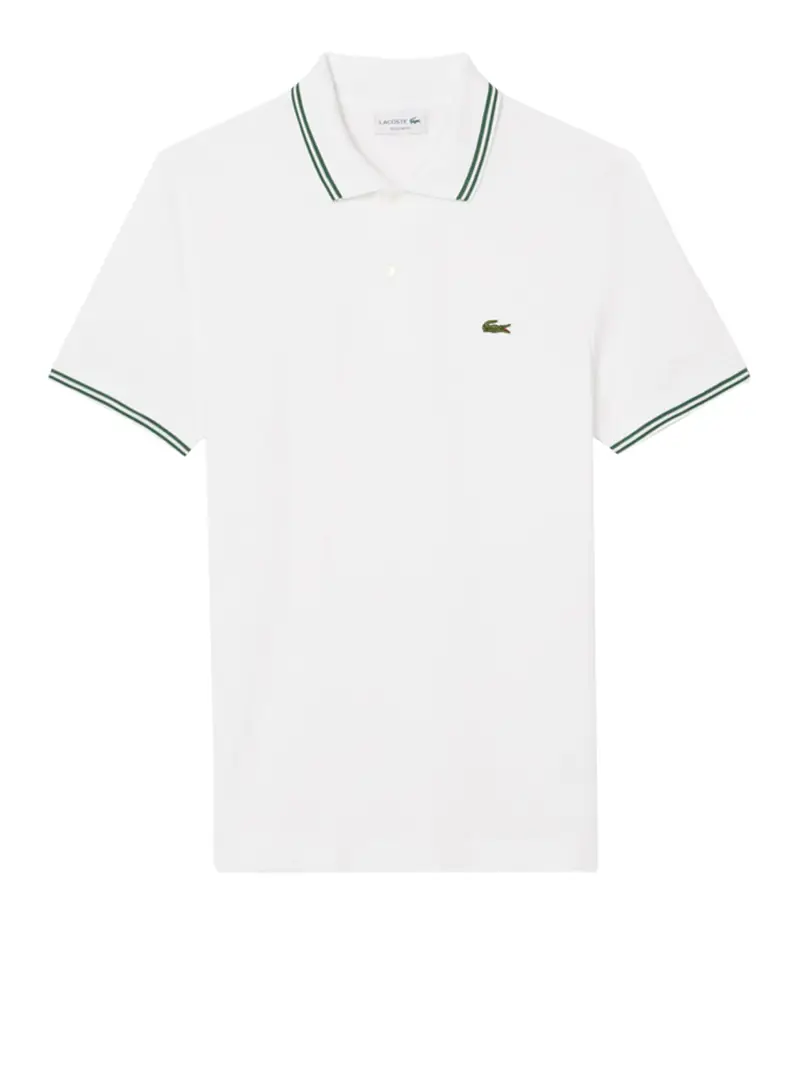 polo lacoste da uomo - bianco