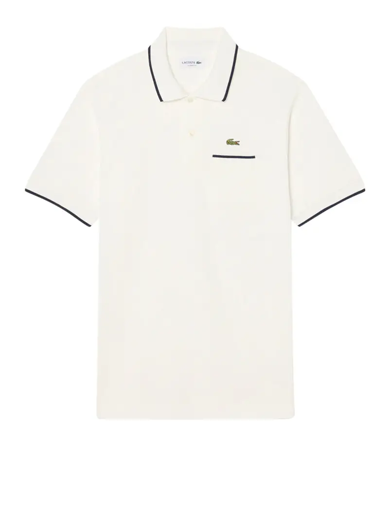 polo lacoste da uomo - bianco