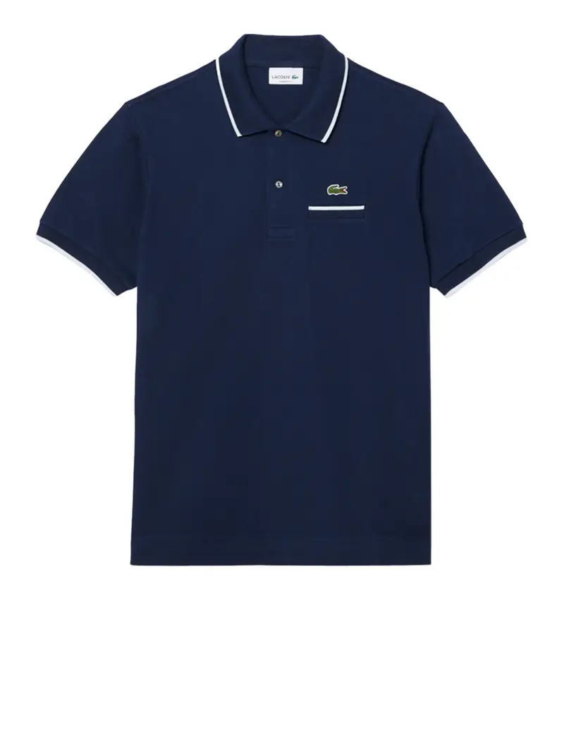 polo lacoste da uomo - blu