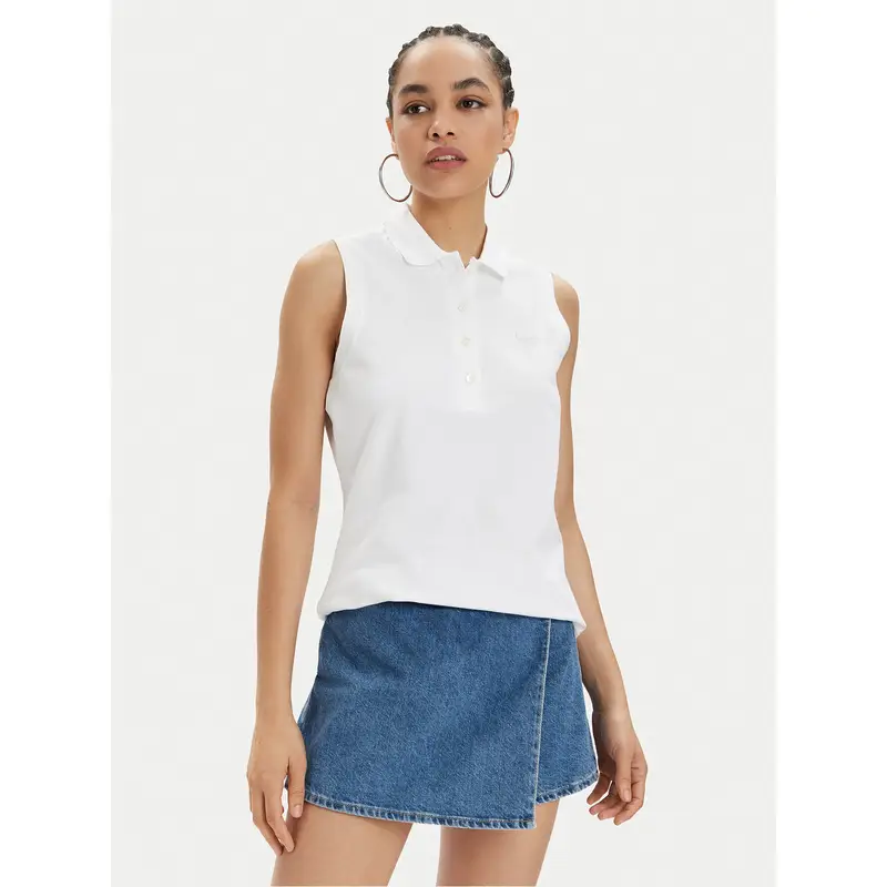 Polo PF5445 Bianco Slim Fit