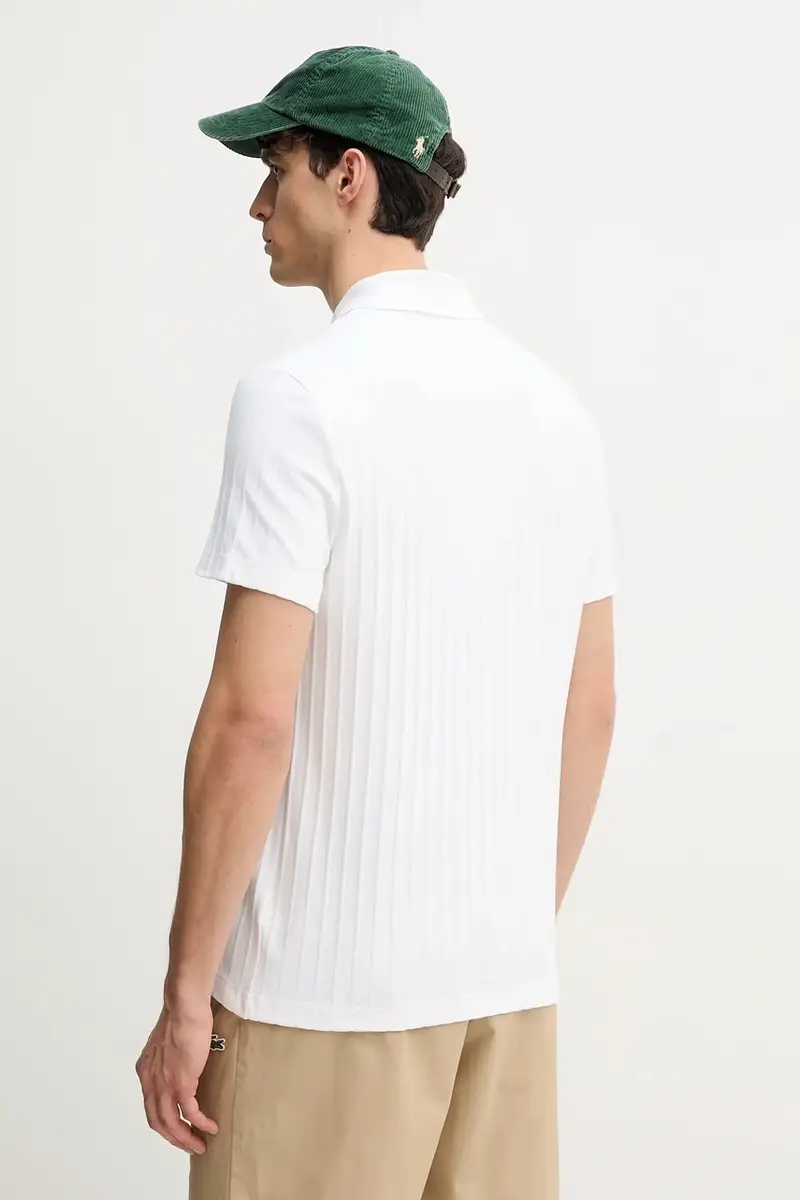 Lacoste Polo Uomo Bianco 2808699 miniatura 3