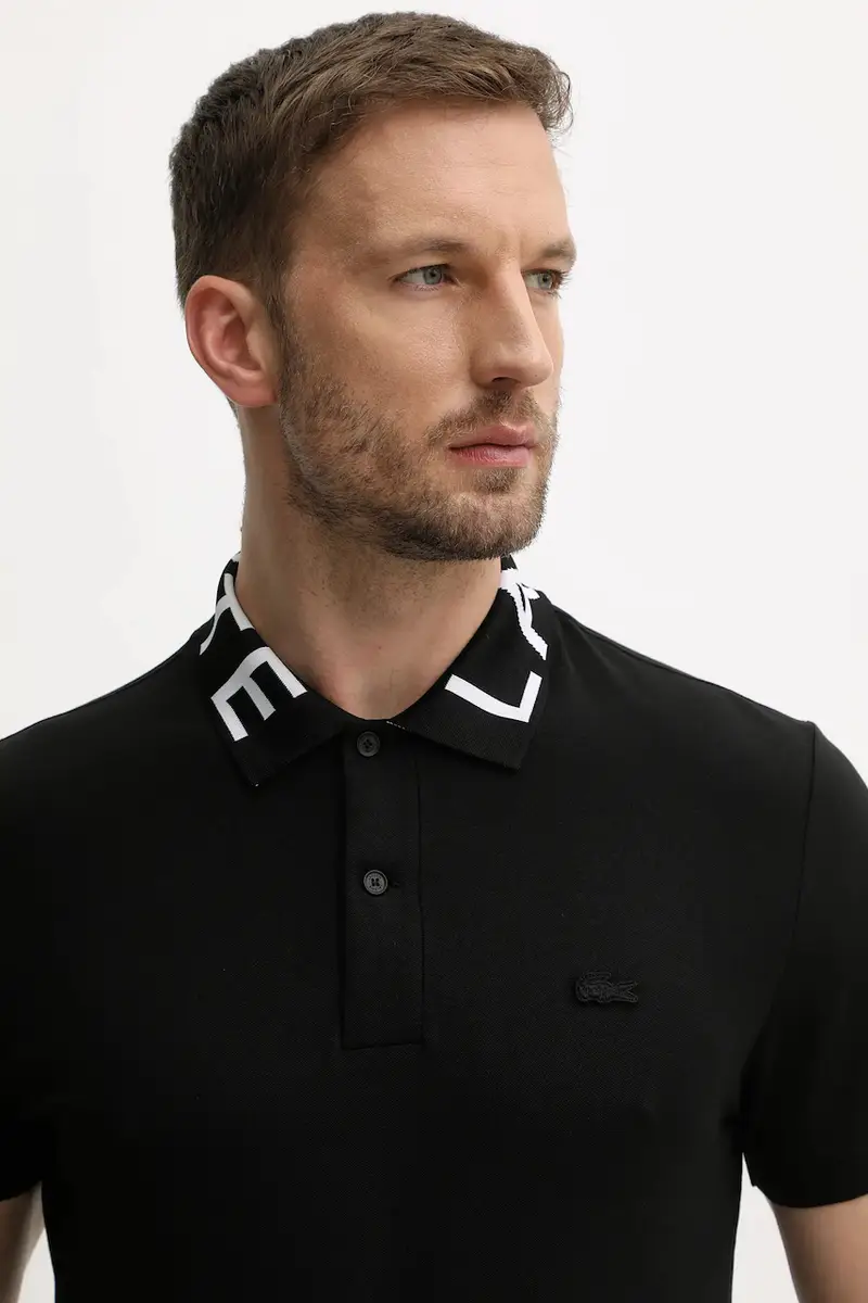 Lacoste Polo Uomo Nero 3645959 miniatura 3