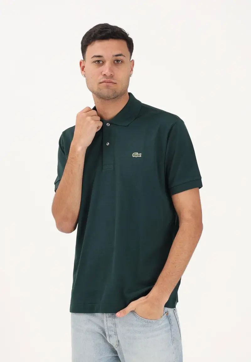 Lacoste Polo Uomo Verde 4283779 miniatura 3