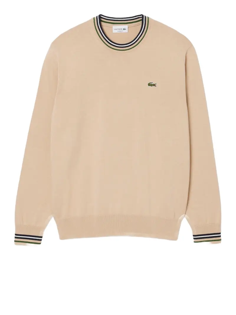 pullover lacoste da uomo - beige