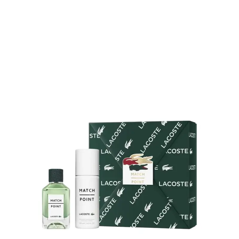 Set Lacoste Match Point Eau De Toilette Uomo 100 ml + Match Point Deodorante Spray Uomo 150 ml