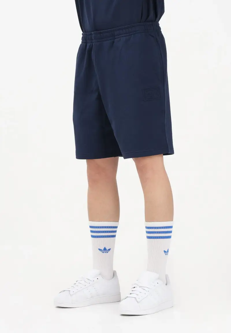 Shorts sportivo blu da uomo