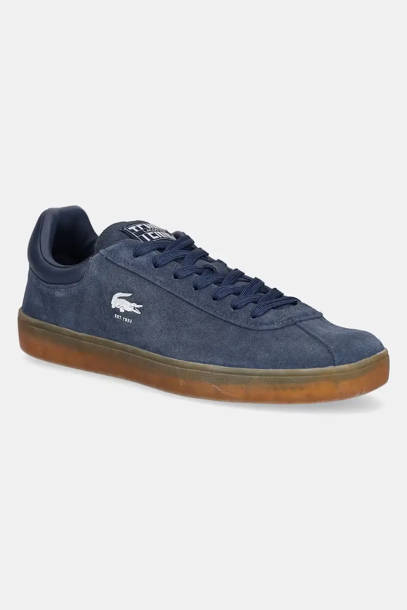 sneakers in camoscio BASESHOT colore blu navy 49SMA0133