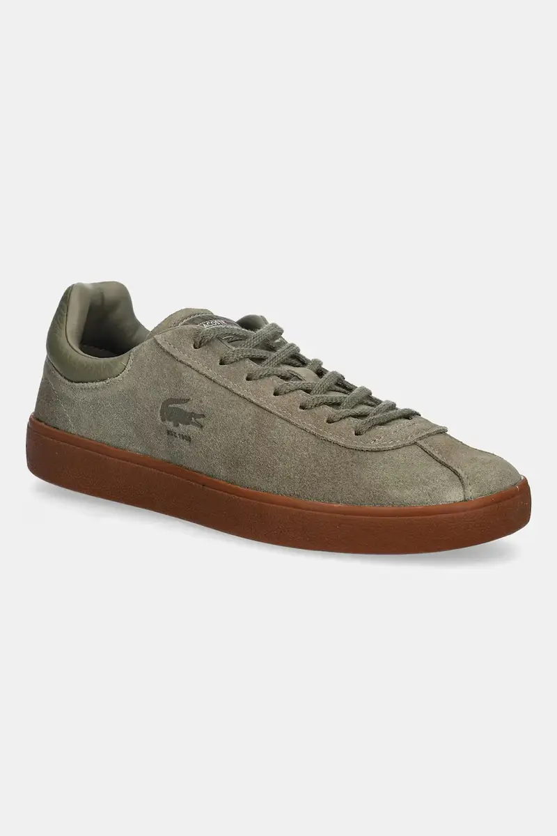 sneakers in camoscio Baseshot Sneakers uomo colore verde 50SMA0022