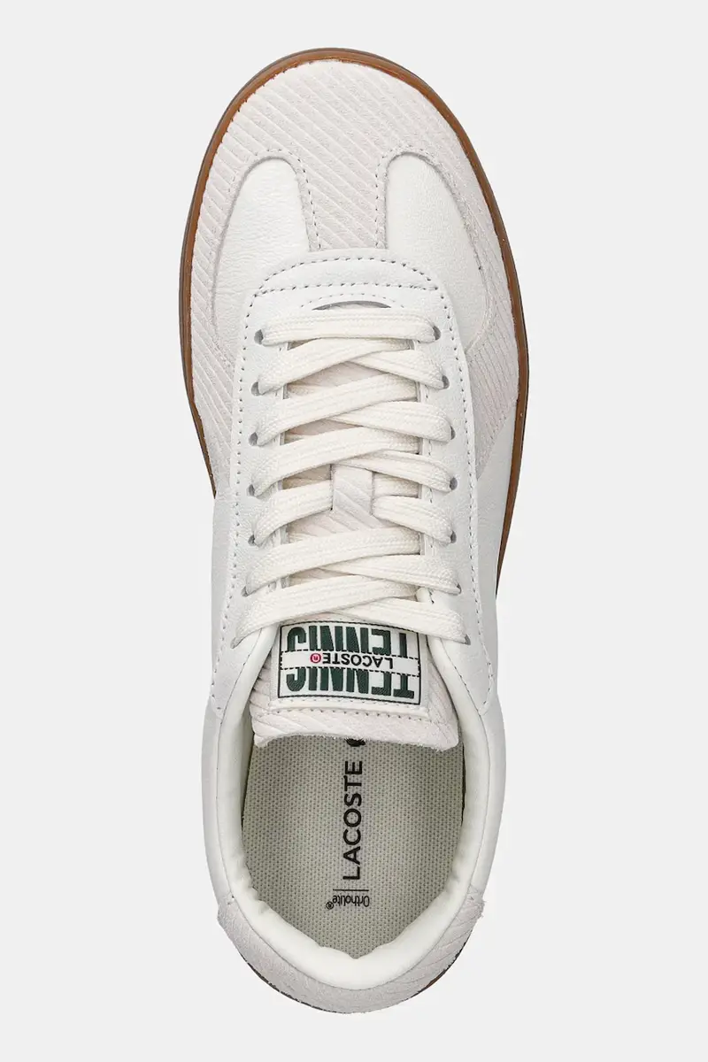 sneakers in pelle Baseshot Pro Sneakers donna colore beige 50SFA0032 miniatura 4