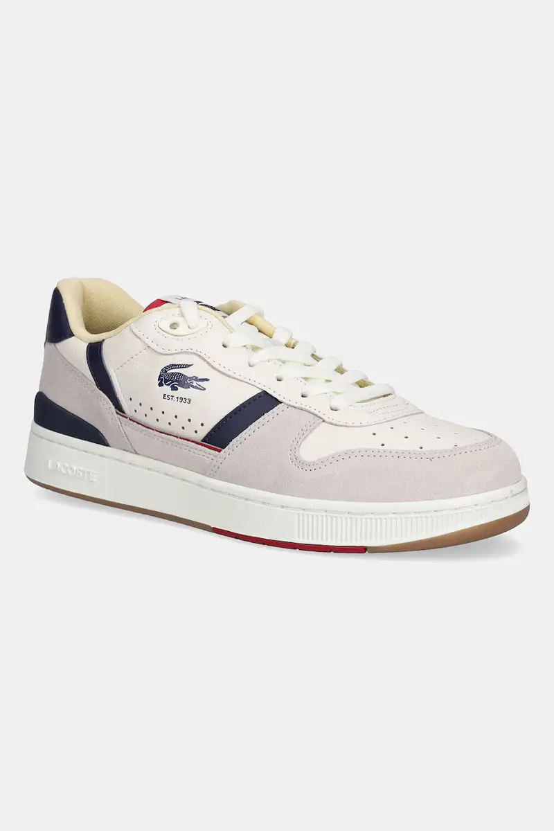 sneakers in pelle T-CLIP Beige