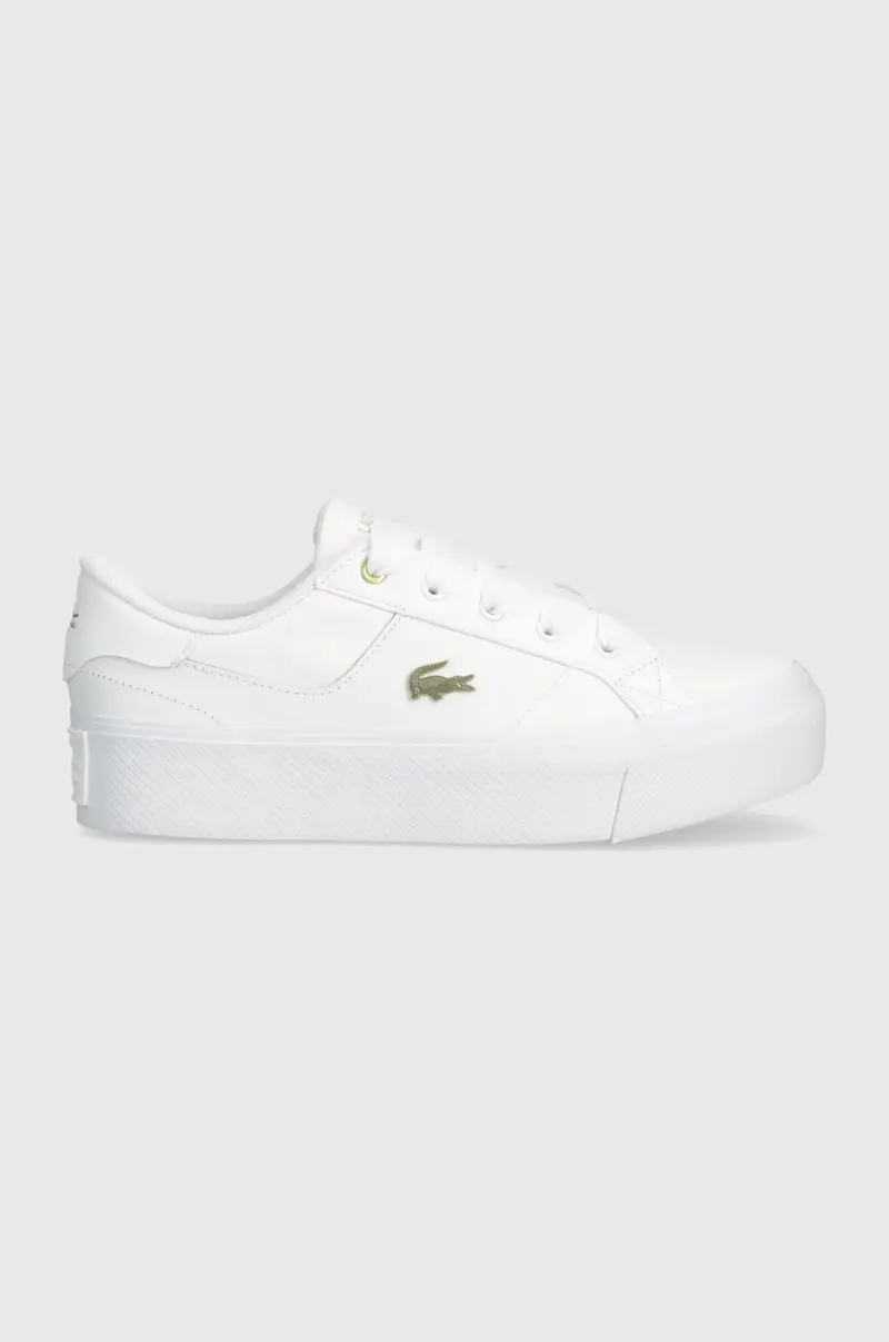 sneakers Ziane Platform Logo Leather colore bianco 47CFA0005