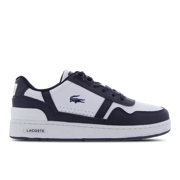 Lacoste T-Clip Bambini - Sneakers Bianco e Blu - Sintetico