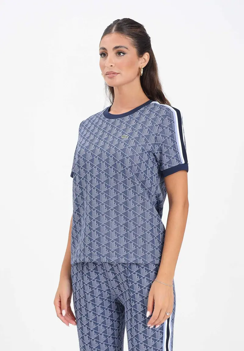 Lacoste T-shirt Donna Blu 2817709
