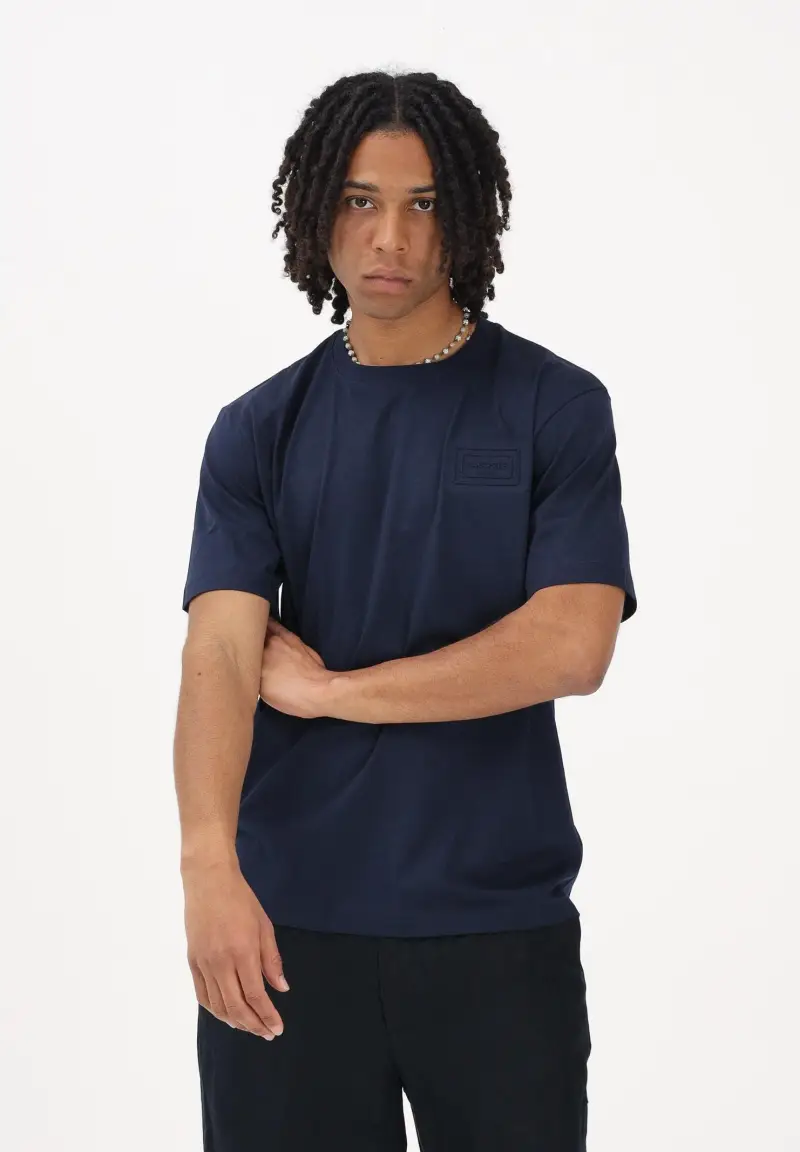 Lacoste T-shirt Uomo Blu 4346599 miniatura 2