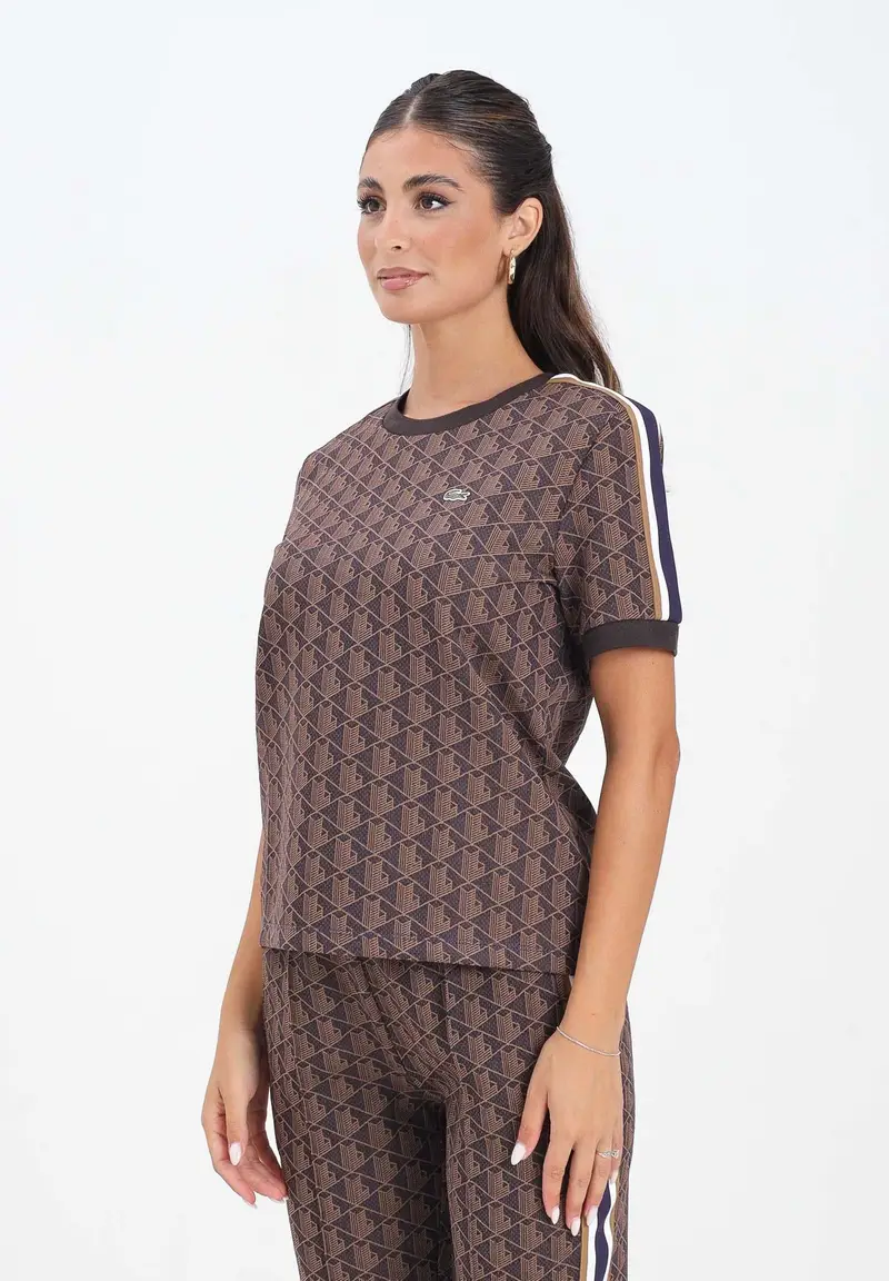 Lacoste T-shirt Donna Marrone 2817821